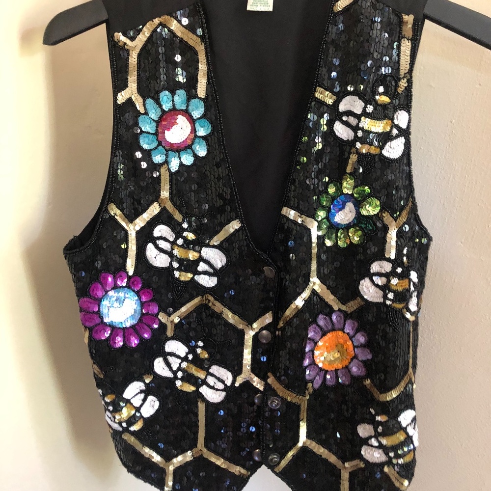 Quacker Factory sequined vest